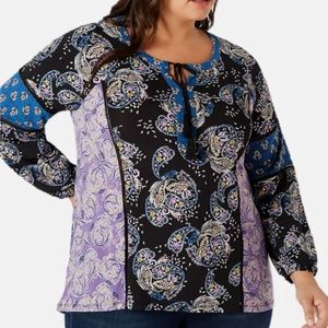 Style & Co Plus size mixed print tunic